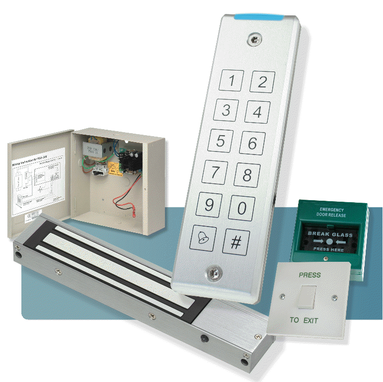 ONE K6 ONE K6 - DG180 keypad with psu, maglock, BG and egress butto